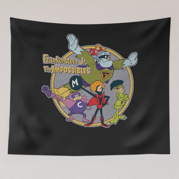 Item preview, Frankenstein Jr.and The Impossibles 60s Saturday Morning Cartoon Characters Classic T-Shirt designed and sold by JAMESKNOX11.