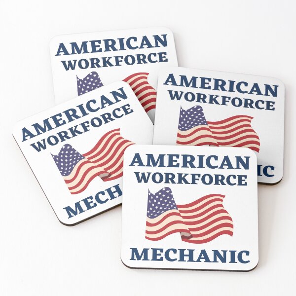 Item preview, Mechanic American Workforce  designed and sold by SloganExpress.