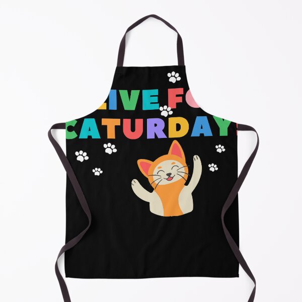 Item preview, I Live For Caturday T-Shirt designed and sold by KirkYang.