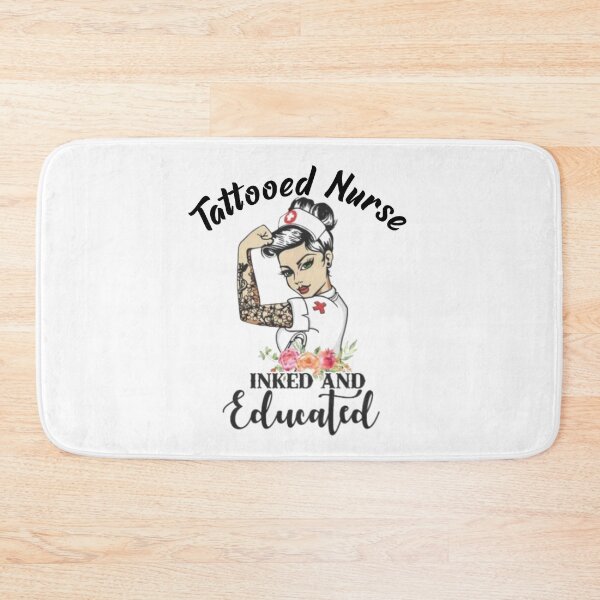 Item preview, Tattooed Nurse Inked And Educated  designed and sold by EliteSayings.