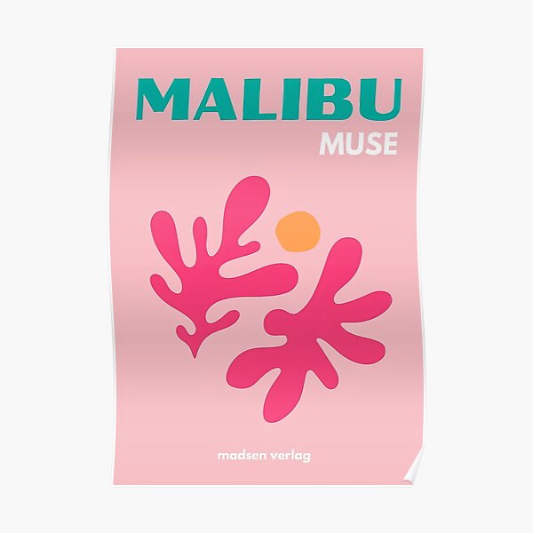 Muse de Malibu Poster