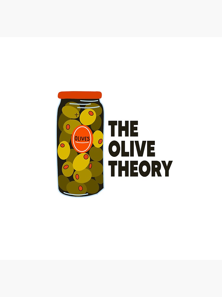 "THE OLIVE THEORY ILLUSTRATION" Poster by LINNEAWALLSTEN Redbubble