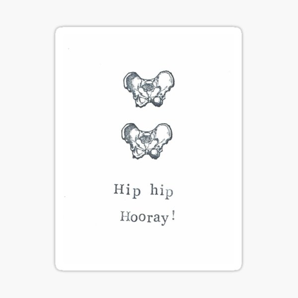 Hip Hip Hooray! Sticker