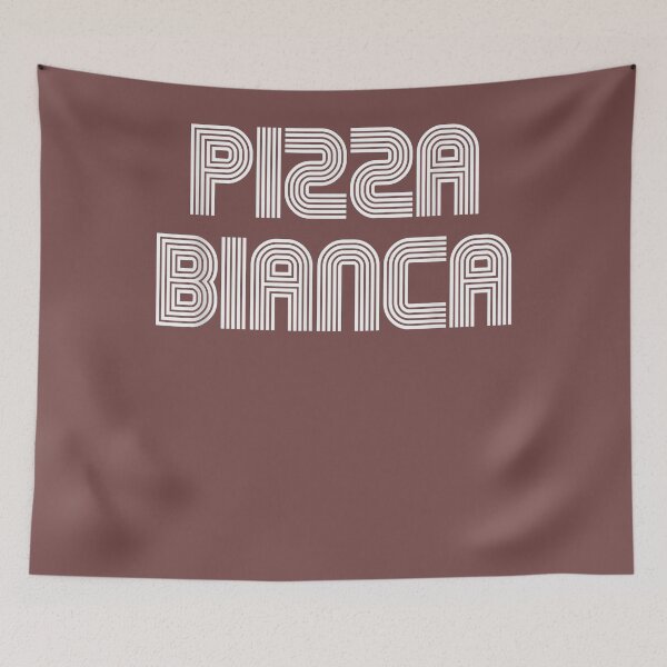 Item preview, Pizza Bianca Food Lover Retro 70s 80s Funny T-Shirt designed and sold by hamnfxd.