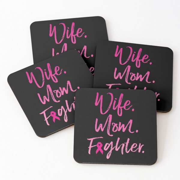 Item preview, Wife Mom Fighter Breast Cancer Awareness Warrior Gift designed and sold by BoriJanis.