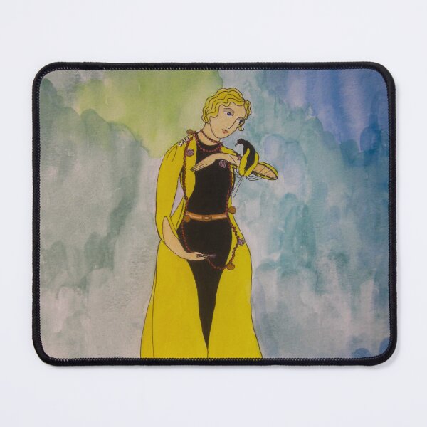 Item preview, The Yellow Bird of Paradise Watercolor designed and sold by TurnipWilson.