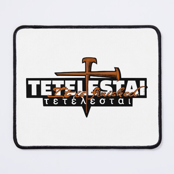 Item preview, tetelestai  "it is finished" τετέλεσται John 19:30 designed and sold by hannaHKyong.