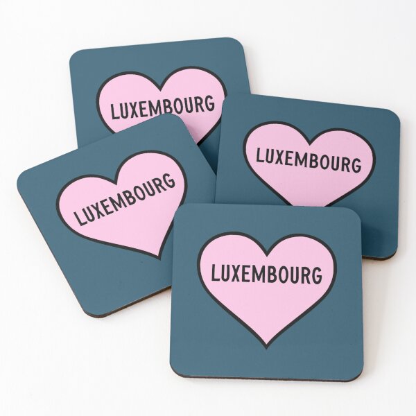 Item preview, Ich liebe Luxemburg Niedliche hellrosa Herzform Luxemburg Stadtliebhaber Valentinstag Geschenk designed and sold by toxicpositivis.