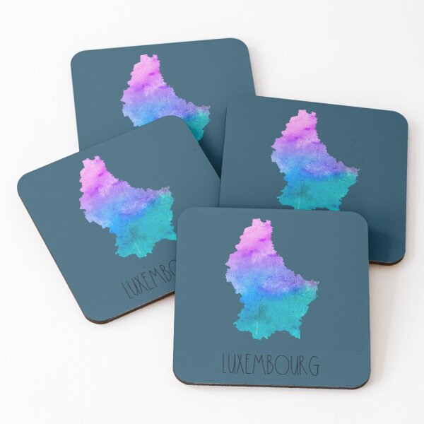 Item preview, Luxemburg-Aquarell-Karte - Luxembourger Premium  designed and sold by toxicpositivis.