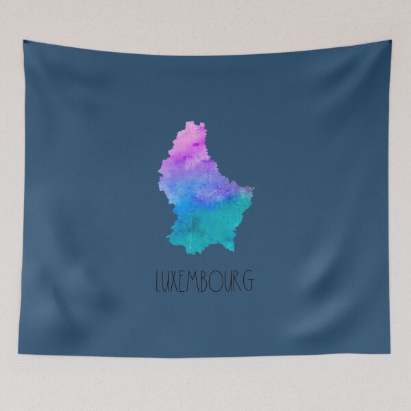 Item preview, Luxemburg-Aquarell-Karte - Luxembourger Premium  designed and sold by toxicpositivis.