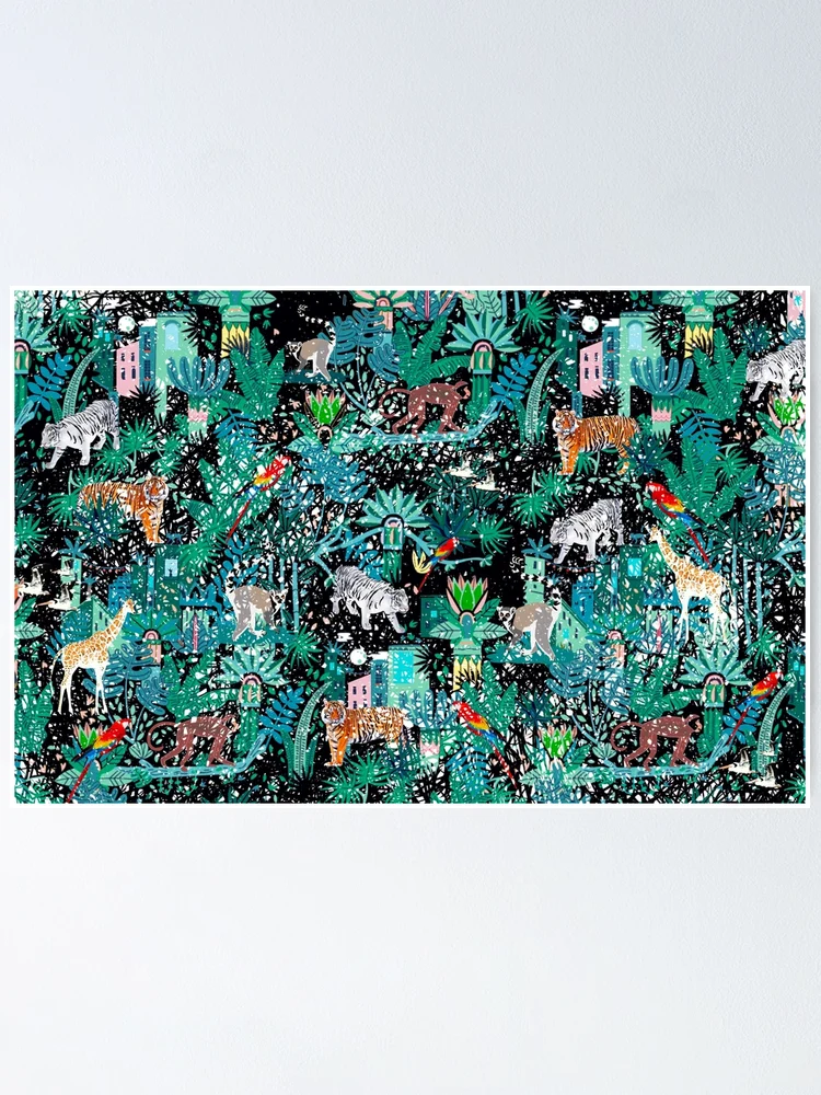 Thumbnail 1 of 3, Poster, Botanical Abstract Pattern designed and sold by MarcSabuncu.