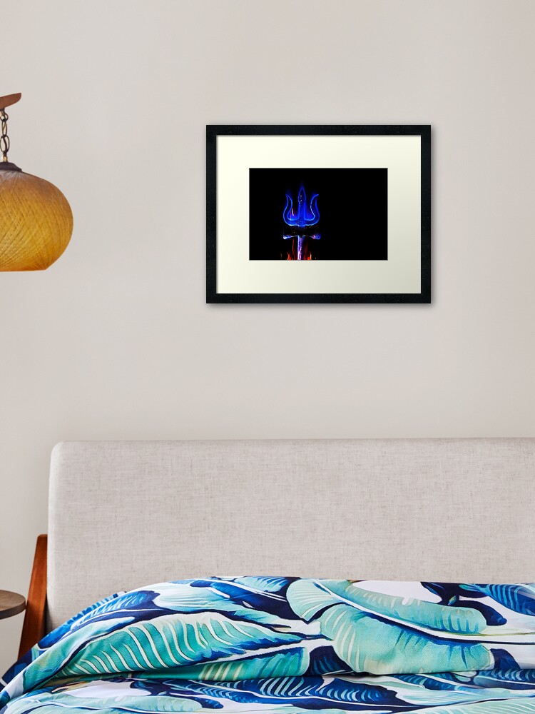 Thumbnail 2 of 7, Framed Art Print, Shiva the Destroyer designed and sold by DBailey.