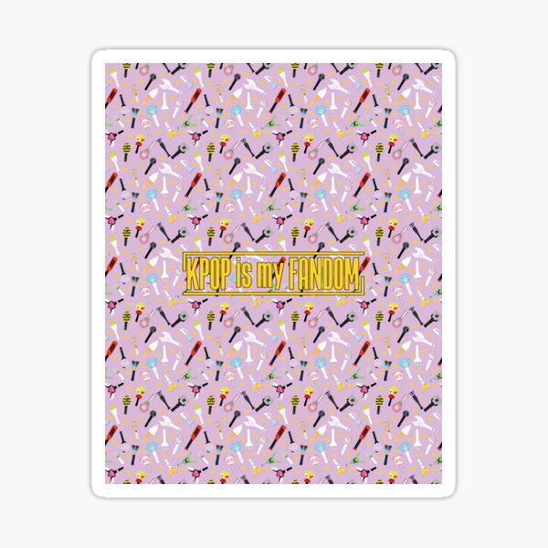 “KPOP is My Fandom” Sticker for Sale by ThaliMarie | Redbubble
