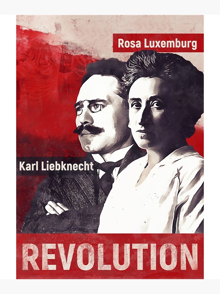 Rosa Luxemburg und Karl Liebknecht Premium Matte Vertical Poster sold ...