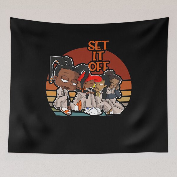 Item preview, Gifts For Men Cartoon Set It Off Throwback Retro Funny Black Women'S Graphic For Fan designed and sold by Keiramorar.