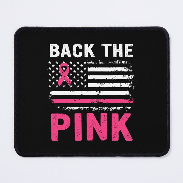 Item preview, Back The Pink Ribbon Flag Breast Cancer Awareness designed and sold by BoriJanis.