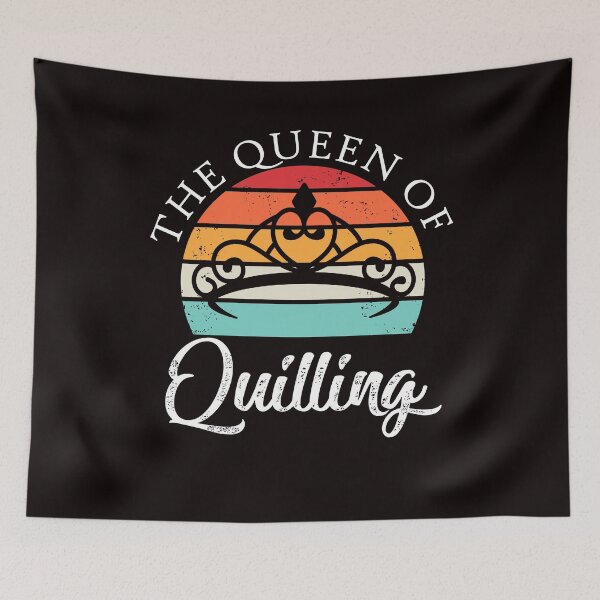 Item preview, Queen Of Quilling Hobby Crafting Art Artist Paper Filigree designed and sold by TomGiantDesigns.