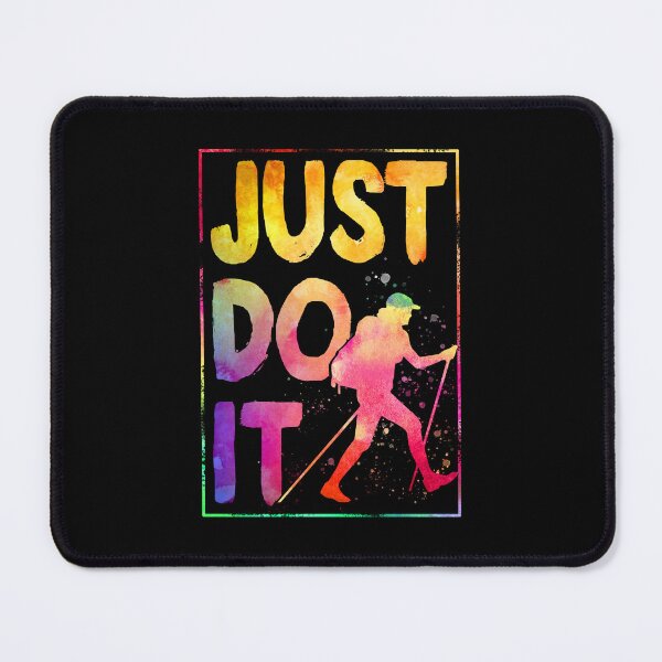 Item preview, just do it watercolor Hiking designed and sold by JoycePruit.