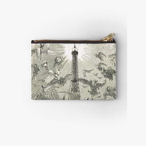 Item preview, Eiffel Tower World's Fair 1889 engraving designed and sold by artfromthepast.