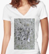 CloseUp Women's Fitted V-Neck T-Shirt