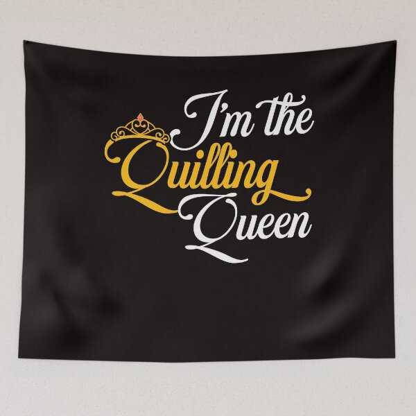 Item preview, Quilling Queen Hobby Paper Filigree Crafting Craftsman Art designed and sold by TomGiantDesigns.