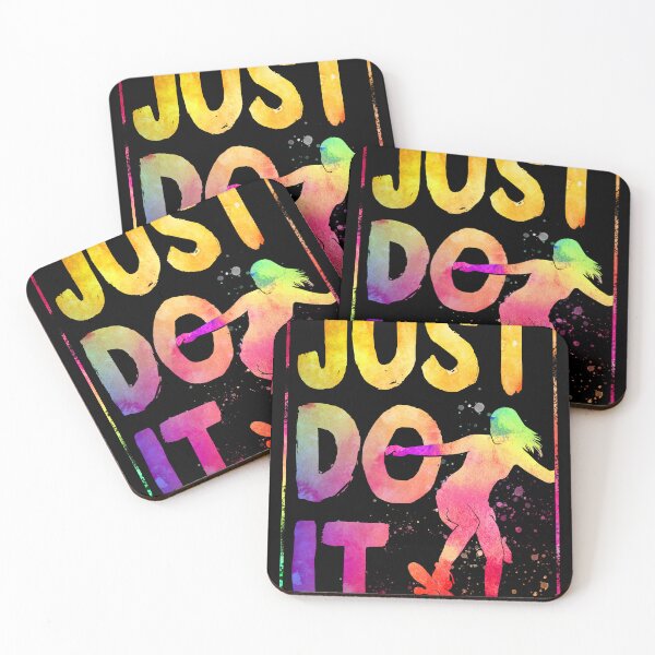 Item preview, just do it watercolor Skateboarding designed and sold by JoycePruit.