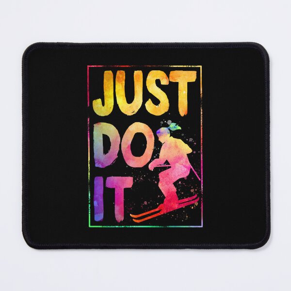 Item preview, just do it watercolor Skiing designed and sold by JoycePruit.