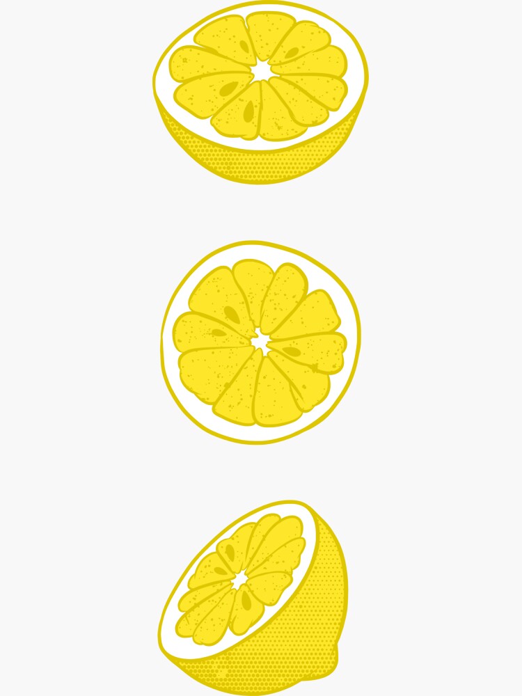 Lemon Co. Food Puffy Stickers