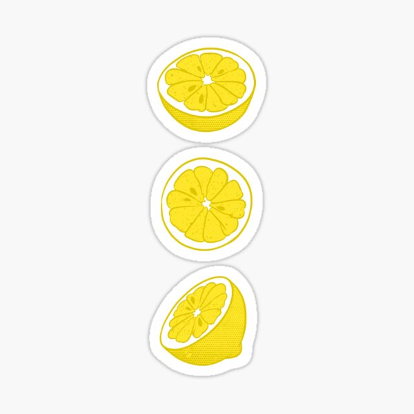 Lemon Stickers Redbubble