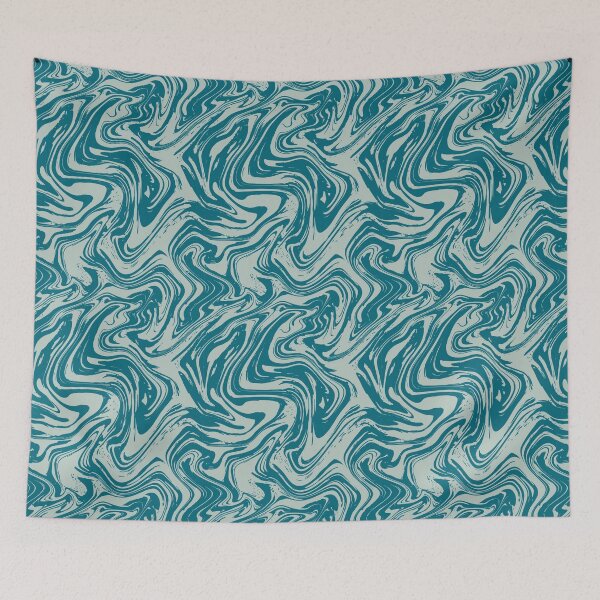 Item preview, Glacous Blue Liquid Marble Seamless Pattern designed and sold by protegra.