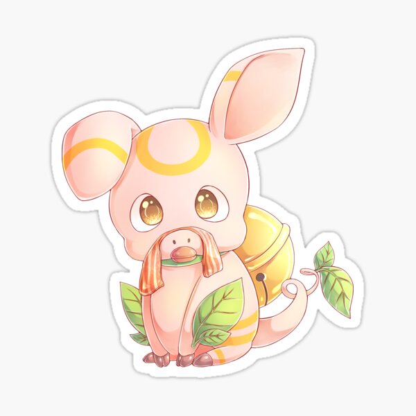 Floating Pig Sitting Pose - MeatPossible Sticker