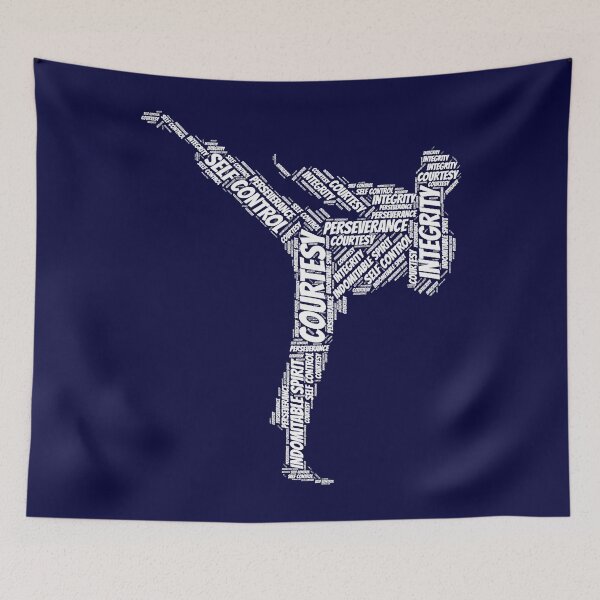 Item preview, Taekwondo shirt- 5 Tenets Of TKD Martial Arts designed and sold by MrateKarik.