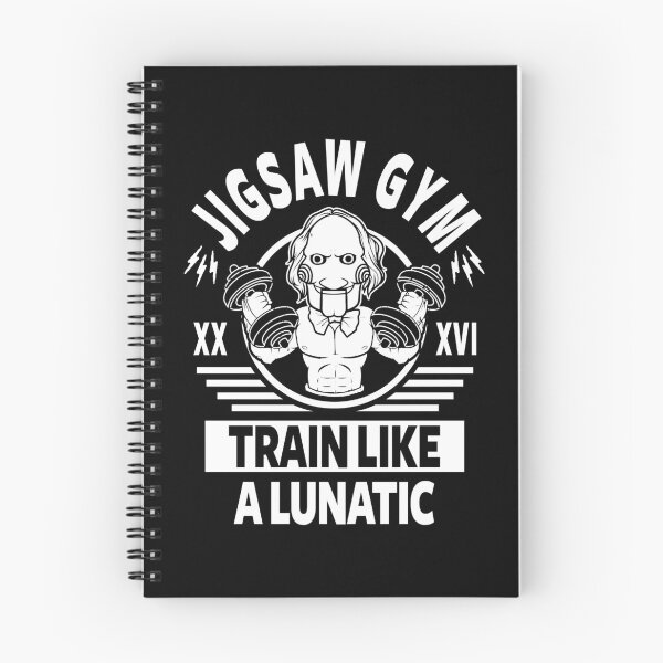 Item preview, Jigsaw Gym Train Like A Lunatic Poster designed and sold by NellieSteven7.