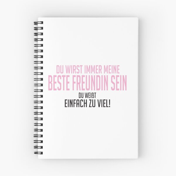 Item preview, Du wirst immer meine beste Freundin sein. Du weiß zu viel! designed and sold by nektarinchen.