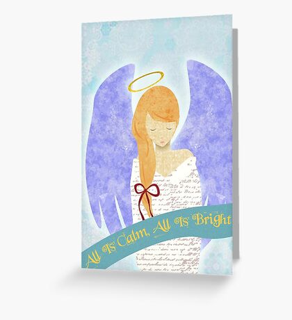 angel greeting cards redbubble, Greeting card