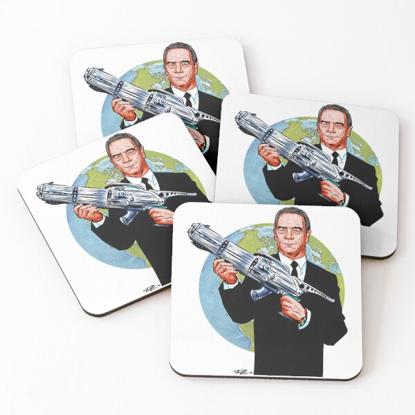Item preview, Tommy Lee Jones - An illustration by Paul Cemmick designed and sold by MrateKarik.