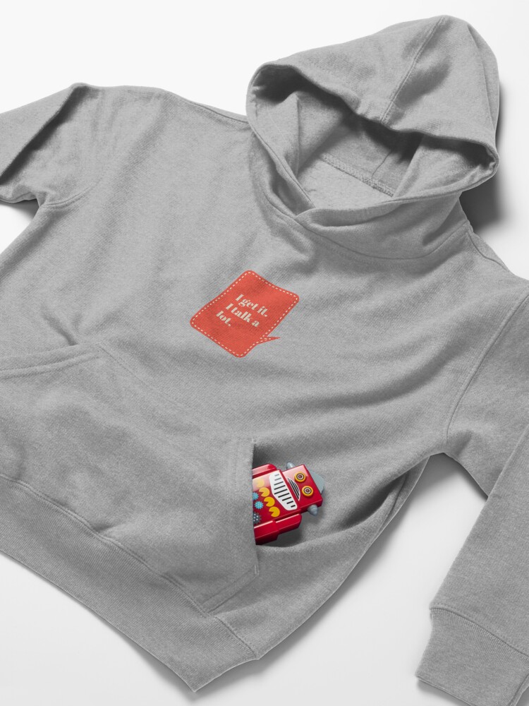 Alternate view of TALK A LOT Kids Pullover Hoodie
