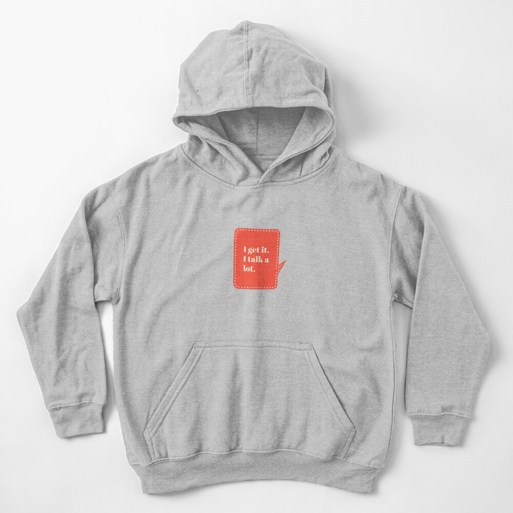 TALK A LOT Kids Pullover Hoodie