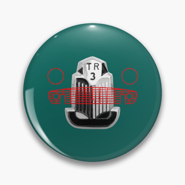 Item preview, Triumph TR3 classic 1950s British car grille and emblem designed and sold by MrateKarik.