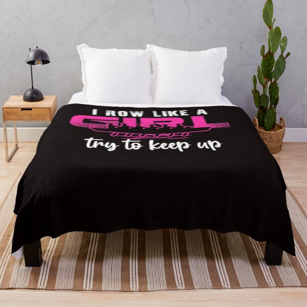 Item preview, Row Like Girl Rowing Boat Crew Paddling Rowboat Kayaking designed and sold by TomGiantDesigns.