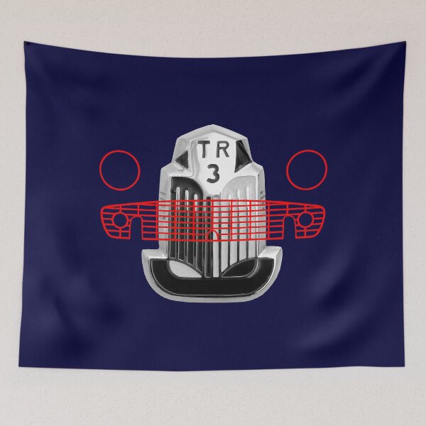 Item preview, Triumph TR3 classic 1950s British car grille and emblem designed and sold by MrateKarik.