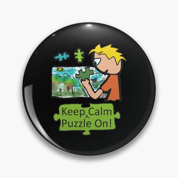 Item preview, Keep Calm Jigsaw Puzzle Funny Gifts designed and sold by NellieSteven7.