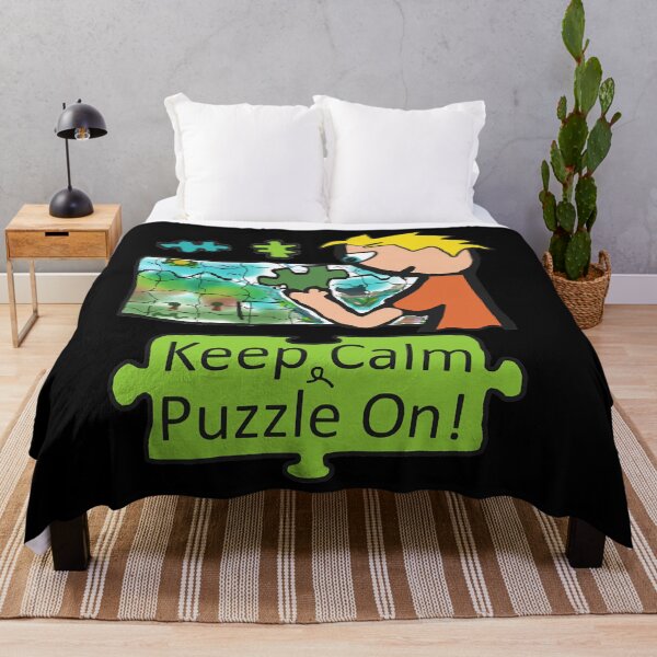 Item preview, Keep Calm Jigsaw Puzzle Funny Gifts designed and sold by NellieSteven7.
