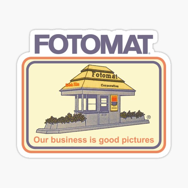 Fotomat (clean) Sticker