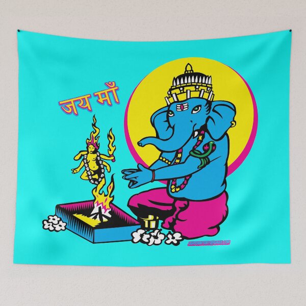 Item preview, Ganesh's Puja to Ma Jah Sunny Arts Design designed and sold by JahSunny.