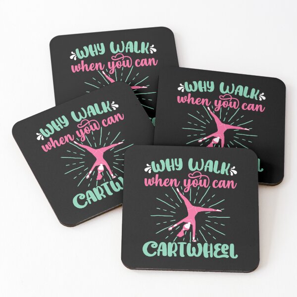 Item preview, Why Walk When You Can Cartwheel - Gymnastics Sport Girl designed and sold by levintere.