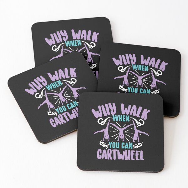 Item preview, Why Walk When You Can Cartwheel Tumbling Funny Girl designed and sold by levintere.