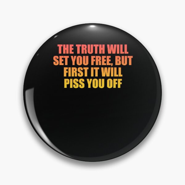 Item preview, Vintage Photograp The Truth Will Set You Free But First It Will Piss You Offretro Wave designed and sold by Keiramorar.