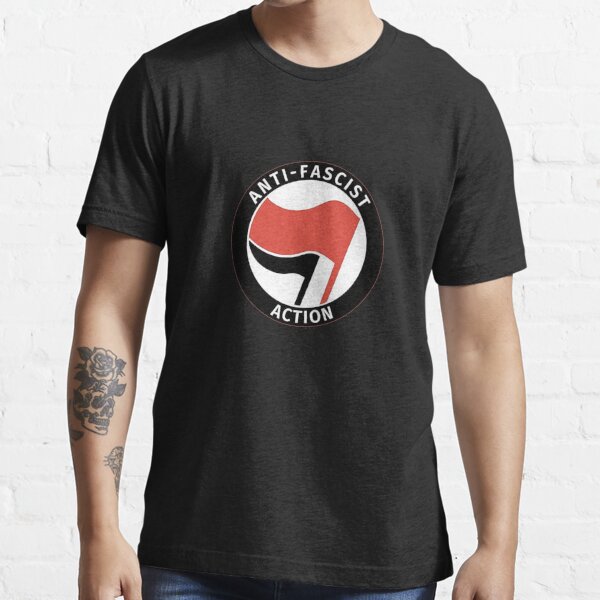 Frauen Shirt Punk Antifa No Borders No Racists FCKAFD We don`t need Patriotism