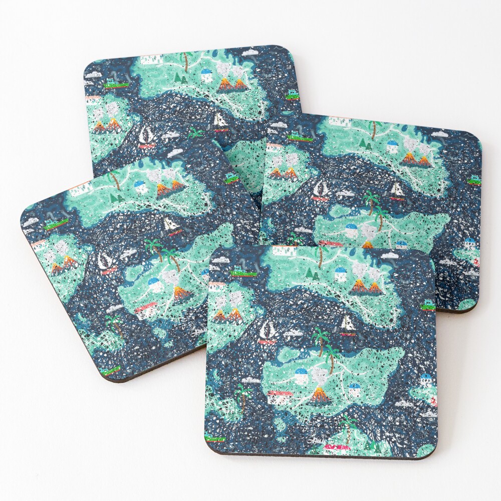 Item preview, Coasters (Set of 4) designed and sold by MarcSabuncu.